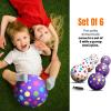 imageNew Bounce Bouncy Balls for Kids  Playground Balls  Set of 6 Balls with Pump  85quot Ball for Children Toddlers and PetsPolka Dots