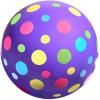 imageNew Bounce Bouncy Balls for Kids  Playground Balls  Set of 6 Balls with Pump  85quot Ball for Children Toddlers and PetsPolka Dots