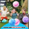 imageNew Bounce Inflatable Bouncing Balls  Set of 4 Marbleized 85quot Balls with Pump ampamp 2 Pins  Sensory Play for Kids ampamp Pets  IndoorOutdoor Playground Toy
