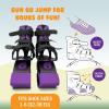 imageNew Bounce Jumping Shoes  Kangaroo Jumping Shoes for Kids  Exercise Moon Shoes  Bouncy Shoes for Ages 812  Size 16 3238 EUPurple