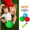 imageNew Bounce Playground Balls for Kids  5quot Sports Ball Set for Toddlers  3 Pack of RedBlueGreen  Small Soft Outdoor Balls