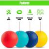 imageNew Bounce Playground Balls for Kids  Set of 4 Rubber Bouncing Balls Plus Pump ampamp 2 pins  Regulation Size for Dodgeball and More  Durable Inflatable 85quot Game Kickballs