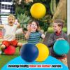 imageNew Bounce Playground Balls for Kids  Set of 4 Rubber Bouncing Balls Plus Pump ampamp 2 pins  Regulation Size for Dodgeball and More  Durable Inflatable 85quot Game Kickballs
