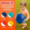 imageNew Bounce Playground Balls for Kids  Set of 4 Rubber Bouncing Balls Plus Pump ampamp 2 pins  Regulation Size for Dodgeball and More  Durable Inflatable 85quot Game Kickballs