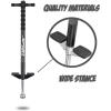 imageNew Bounce Pogo Stick for Kids  Pogo Sticks 40 to 80 Lbs  Sport Edition Quality Easy Grip PogoStick for Hours of Wholesome FunBlack  Charcoal