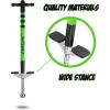 imageNew Bounce Pogo Stick for Kids  Pogo Sticks 40 to 80 Lbs  Sport Edition Quality Easy Grip PogoStick for Hours of Wholesome FunBlack  Green
