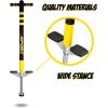 imageNew Bounce Pogo Stick for Kids  Pogo Sticks 40 to 80 Lbs  Sport Edition Quality Easy Grip PogoStick for Hours of Wholesome FunBlack  Yellow