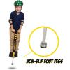 imageNew Bounce Pogo Stick for Kids  Pogo Sticks 40 to 80 Lbs  Sport Edition Quality Easy Grip PogoStick for Hours of Wholesome FunBlack  Yellow