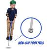 imageNew Bounce Pogo Stick for Kids  Pogo Sticks 40 to 80 Lbs  Sport Edition Quality Easy Grip PogoStick for Hours of Wholesome FunBlue  Grey