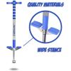 imageNew Bounce Pogo Stick for Kids  Pogo Sticks 40 to 80 Lbs  Sport Edition Quality Easy Grip PogoStick for Hours of Wholesome FunBlue  Grey