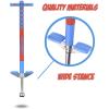 imageNew Bounce Pogo Stick for Kids  Pogo Sticks 40 to 80 Lbs  Sport Edition Quality Easy Grip PogoStick for Hours of Wholesome FunBlue  Red