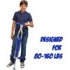 imageNew Bounce Pogo Stick for Kids  Pogo Sticks for Ages 9 and Up 80 to 160 Lbs  Pro Sport Edition Quality Easy Grip PogoStick for Hours of Wholesome FunBlue  Grey