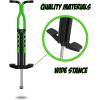 imageNew Bounce Pogo Stick for Kids  Pogo Sticks for Ages 9 and Up 80 to 160 Lbs  Pro Sport Edition Quality Easy Grip PogoStick for Hours of Wholesome FunBlack  Green