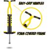 imageNew Bounce Pogo Stick for Kids  Pogo Sticks for Ages 9 and Up 80 to 160 Lbs  Pro Sport Edition Quality Easy Grip PogoStick for Hours of Wholesome FunBlack  Yellow