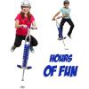 imageNew Bounce Pogo Stick for Kids  Pogo Sticks for Ages 9 and Up 80 to 160 Lbs  Pro Sport Edition Quality Easy Grip PogoStick for Hours of Wholesome FunBlue  Grey