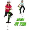imageNew Bounce Pogo Stick for Kids  Pogo Sticks for Ages 9 and Up 80 to 160 Lbs  Pro Sport Edition Quality Easy Grip PogoStick for Hours of Wholesome FunBlack  Green