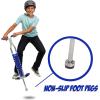 imageNew Bounce Pogo Stick for Kids  Pogo Sticks for Ages 9 and Up 80 to 160 Lbs  Pro Sport Edition Quality Easy Grip PogoStick for Hours of Wholesome FunBlue  Grey