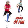 imageNew Bounce Pogo Stick for Kids  Pogo Sticks for Ages 9 and Up 80 to 160 Lbs  Pro Sport Edition Quality Easy Grip PogoStick for Hours of Wholesome FunBlue  Red
