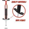 imageNew Bounce Pogo Stick for Kids  Pogo Sticks for Ages 9 and Up 80 to 160 Lbs  Pro Sport Edition Quality Easy Grip PogoStick for Hours of Wholesome FunBlack  Red