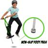 imageNew Bounce Pogo Stick for Kids  Pogo Sticks for Ages 9 and Up 80 to 160 Lbs  Pro Sport Edition Quality Easy Grip PogoStick for Hours of Wholesome FunBlack  Green
