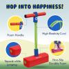 imageNew Bounce Pogo Stick for Toddlers  Foam Jumper for Age 345678  Outdoor Jumping Toys  Birthday Gift for Toddler Girls and BoysRed