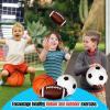 imageNew Bounce Soft Sports Balls for Toddlers  Set of 3 5quot Balls Basketball Football and Soccer  Outdoor Playground Mini PVC Balls