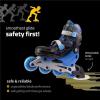 imageNewBounce Adjustable Inline Skates for Girls and Boys  for Kids Teens and Young Adults Outdoor Roller Skates for Boys Ages 812 for Beginners ampamp Advanced  BlueSmall