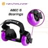imageNewBounce Heel Wheel Skates  Jet Wheelies for Shoes  Adjustable Roller Heel Skates for Kids  One Size Fits MostPurple