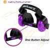 imageNewBounce Heel Wheel Skates with Lights  Jet Wheelies for Shoes  Adjustable Roller Heel Skates for Kids  One Size Fits MostPurple
