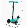 imageNewBounce Scooters for Toddlers  3 Wheel Scooter for Kids with Adjustable Handlebar  The GoScoot MAX is Perfect for Children and Toddlers Girls and Boys Ages 310Green