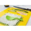 imageSushi Making Kit  Silicone Mat Rice Paddle Cutting Mold Recipe Book 7x7 Inch Green Solid Dishwasher Safe Sushi Making Plate7x7 Inch
