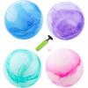 imageNew Bounce Inflatable Bouncing Balls  Set of 4 Marbleized 85quot Balls with Pump ampamp 2 Pins  Sensory Play for Kids ampamp Pets  IndoorOutdoor Playground Toy