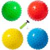 imageNew Bounce Knobby Balls Set for Kids  Set of 4 Bumpy 85quot Sensory Inflatable Balls with Pump  Textured Toys for Toddlers Therapy Outdoor Play Party Favors ampamp Dog Toys